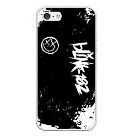 Чехол для iPhone 5/5S матовый с принтом BLINK-182 в Белгороде, Силикон | Область печати: задняя сторона чехла, без боковых панелей | blink | music | rock | блинк | группа | музыка | музыканты | рок