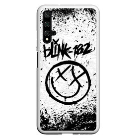 Чехол для Honor 20 с принтом BLINK-182 в Белгороде, Силикон | Область печати: задняя сторона чехла, без боковых панелей | blink | music | rock | блинк | группа | музыка | музыканты | рок