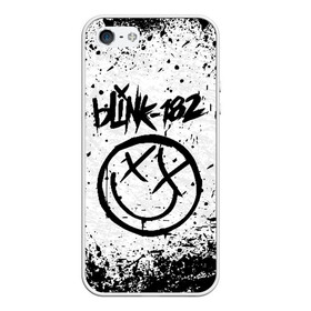 Чехол для iPhone 5/5S матовый с принтом BLINK-182 в Белгороде, Силикон | Область печати: задняя сторона чехла, без боковых панелей | blink | music | rock | блинк | группа | музыка | музыканты | рок