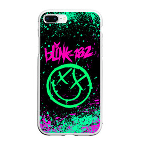 Чехол для iPhone 7Plus/8 Plus матовый с принтом BLINK-182 в Белгороде, Силикон | Область печати: задняя сторона чехла, без боковых панелей | blink | music | rock | блинк | группа | музыка | музыканты | рок