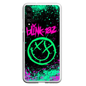 Чехол для Honor 20 с принтом BLINK-182 в Белгороде, Силикон | Область печати: задняя сторона чехла, без боковых панелей | blink | music | rock | блинк | группа | музыка | музыканты | рок