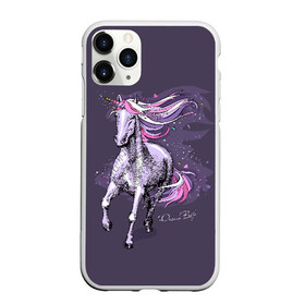 Чехол для iPhone 11 Pro Max матовый с принтом Dream Big в Белгороде, Силикон |  | animal | drawing | dream | fairytale | horn | magic | mane | purple | slogan | text | unicorn | волшебство | грива | единорог | животное | магия | мечта | рисунок | рог | сказочный | слоган | текст | фиолетовый