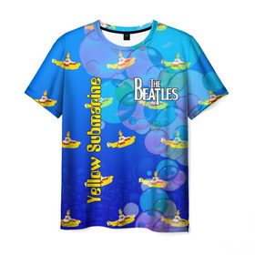 Мужская футболка 3D с принтом The Beatles (2) в Белгороде, 100% полиэфир | прямой крой, круглый вырез горловины, длина до линии бедер | Тематика изображения на принте: beatles | music | rock | the beatles | yellow submarine | битлз | джон леннон | легенда | музыка | пит бест | рок