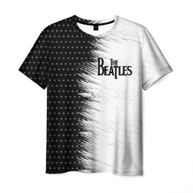 Мужская футболка 3D с принтом The Beatles (3) в Белгороде, 100% полиэфир | прямой крой, круглый вырез горловины, длина до линии бедер | beatles | music | rock | the beatles | yellow submarine | битлз | джон леннон | легенда | музыка | пит бест | рок