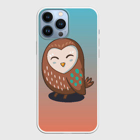 Чехол для iPhone 13 Pro Max с принтом Совушка в Белгороде,  |  | арт | милая | милый | мудрая | перья | птенец | птица | птичка | сова | совенок | совушка