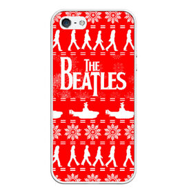 Чехол для iPhone 5/5S матовый с принтом The Beatles (6) в Белгороде, Силикон | Область печати: задняя сторона чехла, без боковых панелей | beatles | merry christmas | music | rock | the beatles | yellow submarine | битлз | джон леннон | легенда | музыка | новогодний свитшот | новый год | пит бест | рок