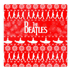 Магнитный плакат 3Х3 с принтом The Beatles (6) в Белгороде, Полимерный материал с магнитным слоем | 9 деталей размером 9*9 см | Тематика изображения на принте: beatles | merry christmas | music | rock | the beatles | yellow submarine | битлз | джон леннон | легенда | музыка | новогодний свитшот | новый год | пит бест | рок