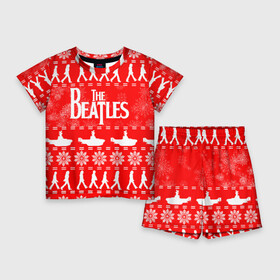 Детский костюм с шортами 3D с принтом The Beatles (6) в Белгороде,  |  | beatles | merry christmas | music | rock | the beatles | yellow submarine | битлз | джон леннон | легенда | музыка | новогодний свитшот | новый год | пит бест | рок