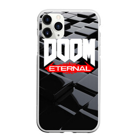 Чехол для iPhone 11 Pro Max матовый с принтом Doom Blocks в Белгороде, Силикон |  | cacodemon | doom | eternal | вечность | вечный | дум | итёрнал | какодемон | этернал