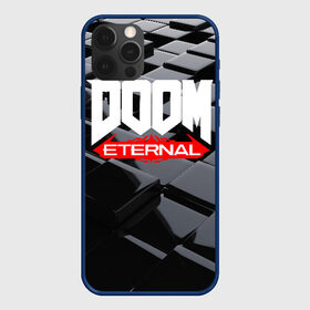 Чехол для iPhone 12 Pro с принтом Doom Blocks в Белгороде, силикон | область печати: задняя сторона чехла, без боковых панелей | cacodemon | doom | eternal | вечность | вечный | дум | итёрнал | какодемон | этернал