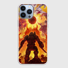 Чехол для iPhone 13 Pro Max с принтом Doom Eternal в Белгороде,  |  | Тематика изображения на принте: cacodemon | doom | eternal | вечность | вечный | дум | итёрнал | какодемон | этернал