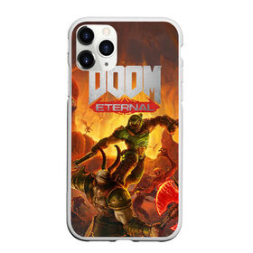 Чехол для iPhone 11 Pro Max матовый с принтом Doom в Белгороде, Силикон |  | cacodemon | doom | eternal | вечность | вечный | дум | итёрнал | какодемон | этернал