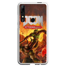 Чехол для Honor P Smart Z с принтом Doom в Белгороде, Силикон | Область печати: задняя сторона чехла, без боковых панелей | cacodemon | doom | eternal | вечность | вечный | дум | итёрнал | какодемон | этернал