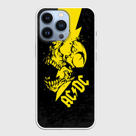 Чехол для iPhone 13 Pro с принтом AC DC HIGH VOLTAGE в Белгороде,  |  | ac dc | acdc | high voltage | music | rock | skull | группа | молния | музыка | музыканты | рок | череп