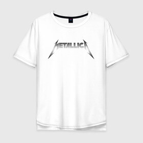 Мужская футболка хлопок Oversize с принтом METALLICA (НА СПИНЕ) в Белгороде, 100% хлопок | свободный крой, круглый ворот, “спинка” длиннее передней части | matters metallica | music | nothing else | rock | trash metal | группа | музыка | музыканты | рок | трэш металл