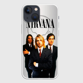 Чехол для iPhone 13 mini с принтом Nirvana в Белгороде,  |  | 90 | alternative | crimson | david grohl | foo fighters | grunge | kurt cobain | music | nirvana | rip | rock | smile | гранж | группа | девяностые | курт кобейн | музыка | нирвана | рок