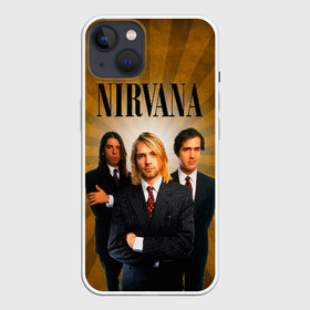 Чехол для iPhone 13 с принтом Nirvana в Белгороде,  |  | 90 | alternative | crimson | david grohl | foo fighters | grunge | kurt cobain | music | nirvana | rip | rock | smile | гранж | группа | девяностые | курт кобейн | музыка | нирвана | рок