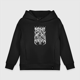 Детское худи Oversize хлопок с принтом BRING ME THE HORIZON в Белгороде, френч-терри — 70% хлопок, 30% полиэстер. Мягкий теплый начес внутри —100% хлопок | боковые карманы, эластичные манжеты и нижняя кромка, капюшон на магнитной кнопке | bmth | bring me the horizon | music | rock | бмтш | группа | дэткор | музыка | музыканты | рок | электроник