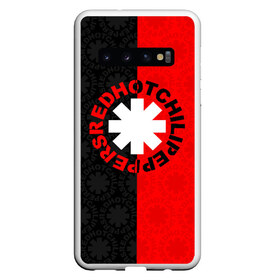 Чехол для Samsung Galaxy S10 с принтом RED HOT CHILI PEPPERS в Белгороде, Силикон | Область печати: задняя сторона чехла, без боковых панелей | music | red hot chili peppers | rhcp | rock | группа | музыка | музыканты | рок | рхчп