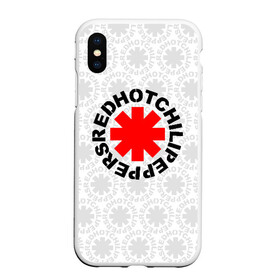 Чехол для iPhone XS Max матовый с принтом RED HOT CHILI PEPPERS в Белгороде, Силикон | Область печати: задняя сторона чехла, без боковых панелей | Тематика изображения на принте: red hot chili peppers | rhcp | рхчп