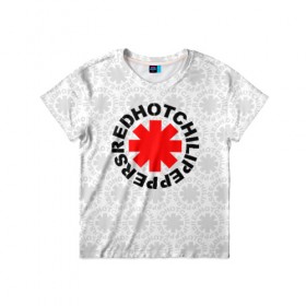 Детская футболка 3D с принтом RED HOT CHILI PEPPERS в Белгороде, 100% гипоаллергенный полиэфир | прямой крой, круглый вырез горловины, длина до линии бедер, чуть спущенное плечо, ткань немного тянется | Тематика изображения на принте: red hot chili peppers | rhcp | рхчп