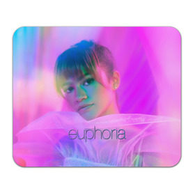Коврик для мышки прямоугольный с принтом сериал Euphoria в Белгороде, натуральный каучук | размер 230 х 185 мм; запечатка лицевой стороны | zendaya | зендея | ру беннетт | сериал euphoria | эйфория
