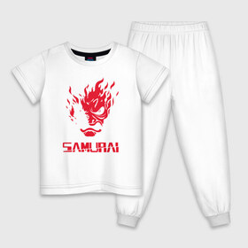 Детская пижама хлопок с принтом Cyberpunk 2077 в Белгороде, 100% хлопок |  брюки и футболка прямого кроя, без карманов, на брюках мягкая резинка на поясе и по низу штанин
 | 2077 | cyberpunk | cyberpunk 2077 | dc | games | marvel | ps4 | samurai | игры | киану | самурай