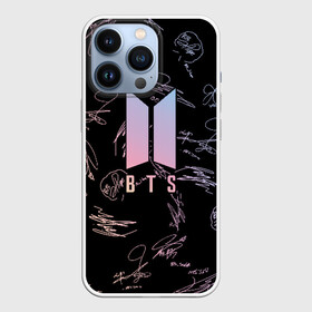 Чехол для iPhone 13 Pro с принтом BTS АВТОГРАФЫ в Белгороде,  |  | bts | bts boy | bts love | k pop | love yourself | айдол | битиэс. | бтс | ким тэ хен | фанфик бтс | чон чонгук