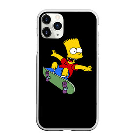 Чехол для iPhone 11 Pro матовый с принтом Скейт в Белгороде, Силикон |  | bart | the simpsons | барт | симпсоны