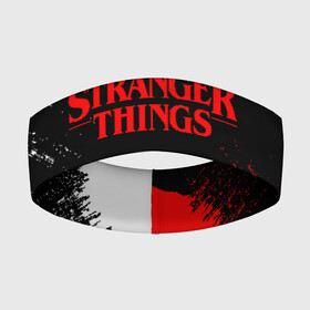 Повязка на голову 3D с принтом STRANGER THINGS | ОЧЕНЬ СТРАННЫЕ ДЕЛА в Белгороде,  |  | 11 | stranger things | одди | одиннадцатая | очень странные дела | сериалы