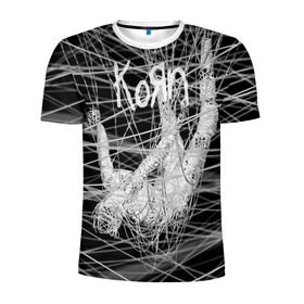 Мужская футболка 3D спортивная с принтом Korn: The Nothing в Белгороде, 100% полиэстер с улучшенными характеристиками | приталенный силуэт, круглая горловина, широкие плечи, сужается к линии бедра | alternative | heavy | korn | koяn | metal | rapcore | rock | the nothing | youll never find me | джонатан дэвис | корн | корни | коян | ню метал | нюметал | рок