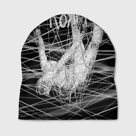 Шапка 3D с принтом Korn: The Nothing в Белгороде, 100% полиэстер | универсальный размер, печать по всей поверхности изделия | Тематика изображения на принте: alternative | heavy | korn | koяn | metal | rapcore | rock | the nothing | youll never find me | джонатан дэвис | корн | корни | коян | ню метал | нюметал | рок