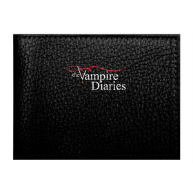 Обложка для студенческого билета с принтом Дневники Вампира в Белгороде, натуральная кожа | Размер: 11*8 см; Печать на всей внешней стороне | the vampire diaries | дневники вампира