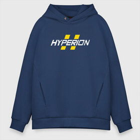 Мужское худи Oversize хлопок с принтом HYPERION в Белгороде, френч-терри — 70% хлопок, 30% полиэстер. Мягкий теплый начес внутри —100% хлопок | боковые карманы, эластичные манжеты и нижняя кромка, капюшон на магнитной кнопке | borderlands | borderlands 3 | cl4p tp | claptrap | gearbox | hyperion | lilith | moxxi | psycho | sirens | tina | zero | бордерлендс | гиперион | зеро | клеп треп | лилит | мокси | псих | сирена | тина