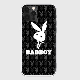 Чехол для iPhone 12 Pro Max с принтом Bad boy в Белгороде, Силикон |  | Тематика изображения на принте: bad boy | bite | bow tie | broken | cool | ear | fighter | logo | man | playboy | rabbit | sign | symbol | white | белый | битый | боец | галстук бабочка | знак | кролик | логотип | любовь | мальчик | мужчина | откушенное | прикольный | сим