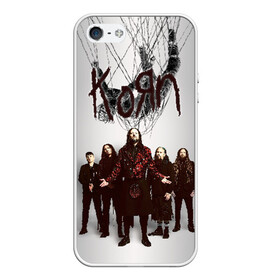 Чехол для iPhone 5/5S матовый с принтом Korn The Nothing в Белгороде, Силикон | Область печати: задняя сторона чехла, без боковых панелей | alternative | heavy | korn | koяn | metal | rapcore | rock | the nothing | youll never find me | джонатан дэвис | корн | корни | коян | ню метал | нюметал | рок