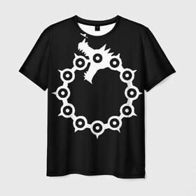 Мужская футболка 3D с принтом Dragon в Белгороде, 100% полиэфир | прямой крой, круглый вырез горловины, длина до линии бедер | Тематика изображения на принте: anime | meliodas | seven deadly sins | аниме | мелиодас