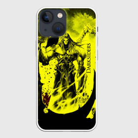 Чехол для iPhone 13 mini с принтом Darksiders в Белгороде,  |  | 3d | action rpg | darksiders | апокалипсис | война | всадник | игра | компьютерная | монстры | секира | слешер