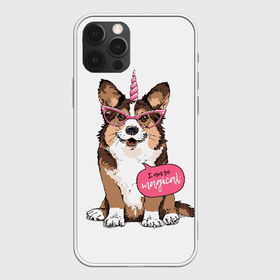 Чехол для iPhone 12 Pro Max с принтом I am so magical в Белгороде, Силикон |  | animal | breed | dog | funny | horn | im so | inscription | look | magic | masquerade | pink | smile | unicorn | вельш корги кардиган | взгляд | единорог | животное | забавный | магия | маскарад | надпись | очки | порода | прикольный | рог