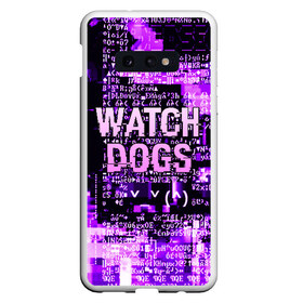 Чехол для Samsung S10E с принтом WATCH DOGS в Белгороде, Силикон | Область печати: задняя сторона чехла, без боковых панелей | action | ct os | ded sec | fox | game | hacker | legion | watch dogs | watch dogs 2 | watch dogs legion | знак лиса | игра | компьютерная игра | легион | хакер