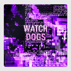 Магнитный плакат 3Х3 с принтом WATCH DOGS в Белгороде, Полимерный материал с магнитным слоем | 9 деталей размером 9*9 см | action | ct os | ded sec | fox | game | hacker | legion | watch dogs | watch dogs 2 | watch dogs legion | знак лиса | игра | компьютерная игра | легион | хакер
