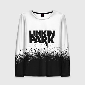 Женский лонгслив 3D с принтом LINKIN PARK в Белгороде, 100% полиэстер | длинные рукава, круглый вырез горловины, полуприлегающий силуэт | chester bennington | linkin park | mike shinoda | линкин парк