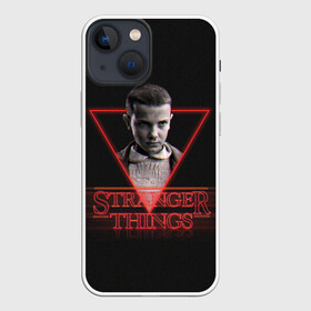 Чехол для iPhone 13 mini с принтом STRANGER THINGS в Белгороде,  |  | 11 | eleven | stranger | things | дела | крайне | оди | одиннадцатая | одиннадцать | очень | события | странные