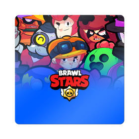 Магнит виниловый Квадрат с принтом BRAWL STARS в Белгороде, полимерный материал с магнитным слоем | размер 9*9 см, закругленные углы | brawl stars | stars