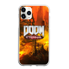 Чехол для iPhone 11 Pro Max матовый с принтом DOOM ETERNAL в Белгороде, Силикон |  | doom | doom eternal | game | дум