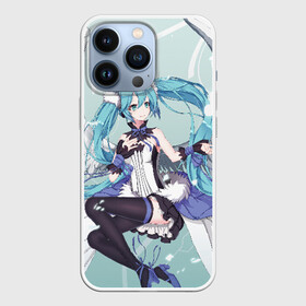 Чехол для iPhone 13 Pro с принтом Хацуне Мику с крыльями в Белгороде,  |  | anime | character | geisha | hatsune miku | japan | kimono | manga | style | аниме | вокалоид | девушки | манга | мульт | оружие | певица | сёдзё | сериал | хатсуне мику