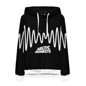 Женская толстовка 3D с принтом ARCTIC MONKEYS в Белгороде, 100% полиэстер  | двухслойный капюшон со шнурком для регулировки, мягкие манжеты на рукавах и по низу толстовки, спереди карман-кенгуру с мягким внутренним слоем. | arctic monkeys | арктик манкис | арктические мартышки