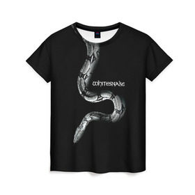 Женская футболка 3D с принтом WHITESNAKE в Белгороде, 100% полиэфир ( синтетическое хлопкоподобное полотно) | прямой крой, круглый вырез горловины, длина до линии бедер | whitesnake | ws | белая змея | блюз | вайт | вайтснек | вс | глэм | джоэл хокстра | дэвид ковердэйл | майкл девин | метал | микеле луппи | реб бич | рок группа | снек | томми олдридж | хард | хеви