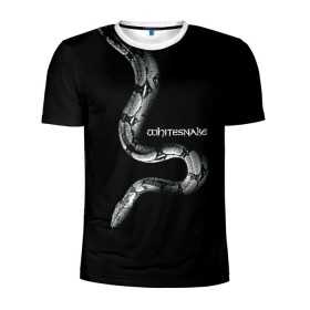 Мужская футболка 3D спортивная с принтом WHITESNAKE в Белгороде, 100% полиэстер с улучшенными характеристиками | приталенный силуэт, круглая горловина, широкие плечи, сужается к линии бедра | whitesnake | ws | белая змея | блюз | вайт | вайтснек | вс | глэм | джоэл хокстра | дэвид ковердэйл | майкл девин | метал | микеле луппи | реб бич | рок группа | снек | томми олдридж | хард | хеви