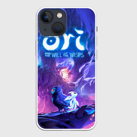 Чехол для iPhone 13 mini с принтом Ori   And The Will Of The Wisp в Белгороде,  |  | microsoft studios | moon studios | ori | ori and the blind forest | unity | лес | луна | нибела | ночной лес | ночь | ори | платформер | сова